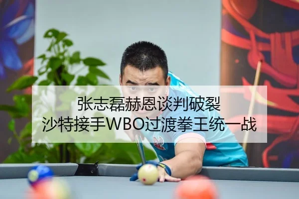 张志磊赫恩谈判破裂 沙特接手WBO过渡拳王统一战
